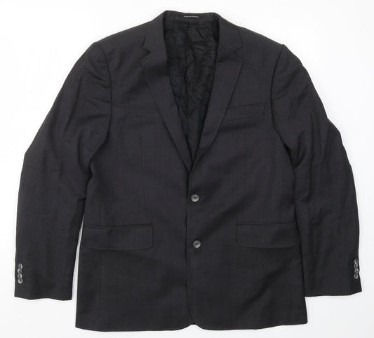 Tiger Mens Grey   Jacket Suit Jacket Size 38