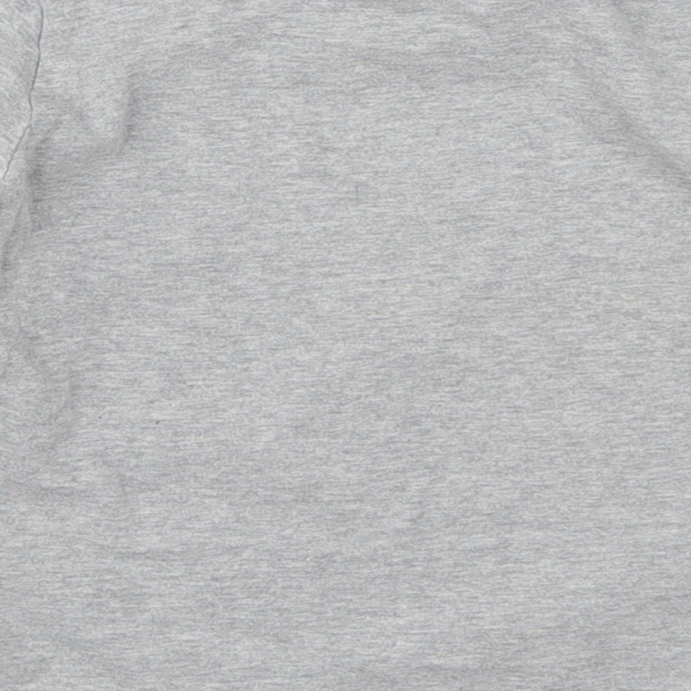Preworn Boys Grey Solid   Pyjama Top Size 5-6 Years  - Minions I Won't Bite