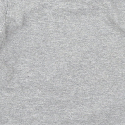 Preworn Boys Grey Solid   Pyjama Top Size 5-6 Years  - Minions I Won't Bite