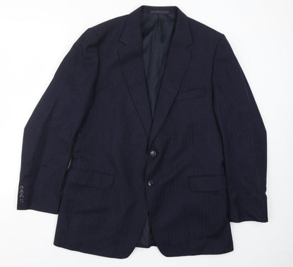 Mens UK Size 42 St Michael Regular Blue Suit Jacket
