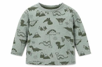 Matalan Boys Green   Basic T-Shirt Size 9-12 Months  - Dinosaurs
