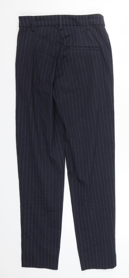 Womens UK Size 4 H&M Regular Fit Bloomer Blue Trousers