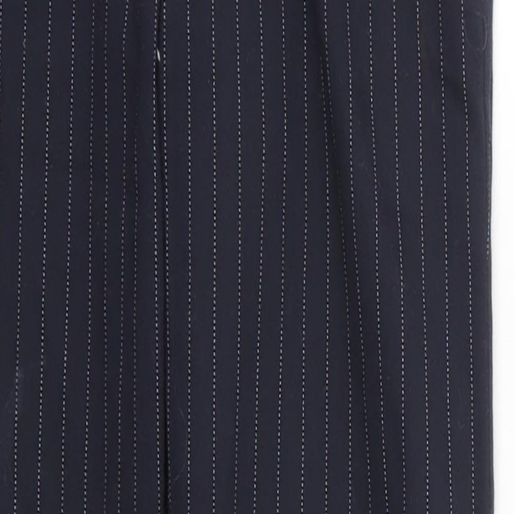 Womens UK Size 4 H&M Regular Fit Bloomer Blue Trousers