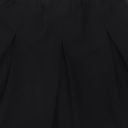 TU Girls Black   Pleated Skirt Size 7 Years