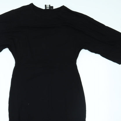 ASOS Womens Black   Fit & Flare  Size 8