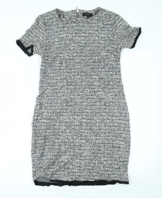 New Look Womens Grey   A-Line  Size 8
