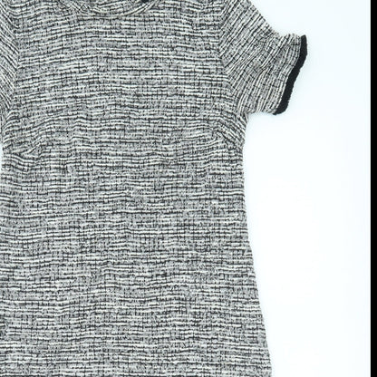 New Look Womens Grey   A-Line  Size 8