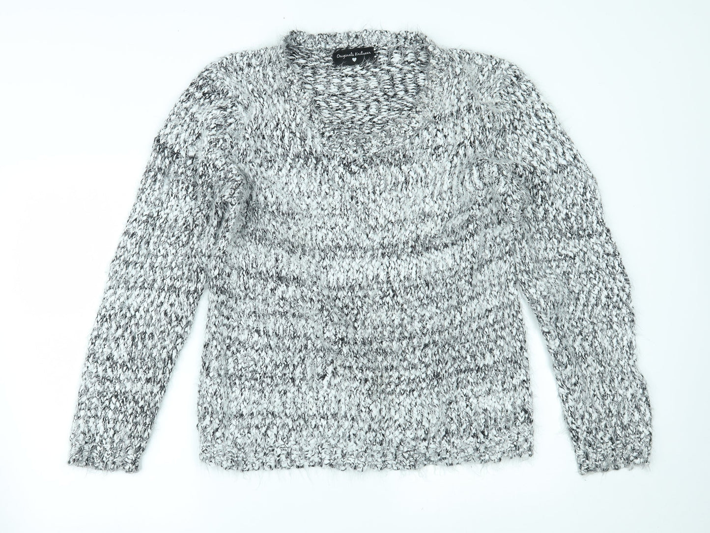 Womens UK Size XL Originals Knitwear Grey Pullover Jumper