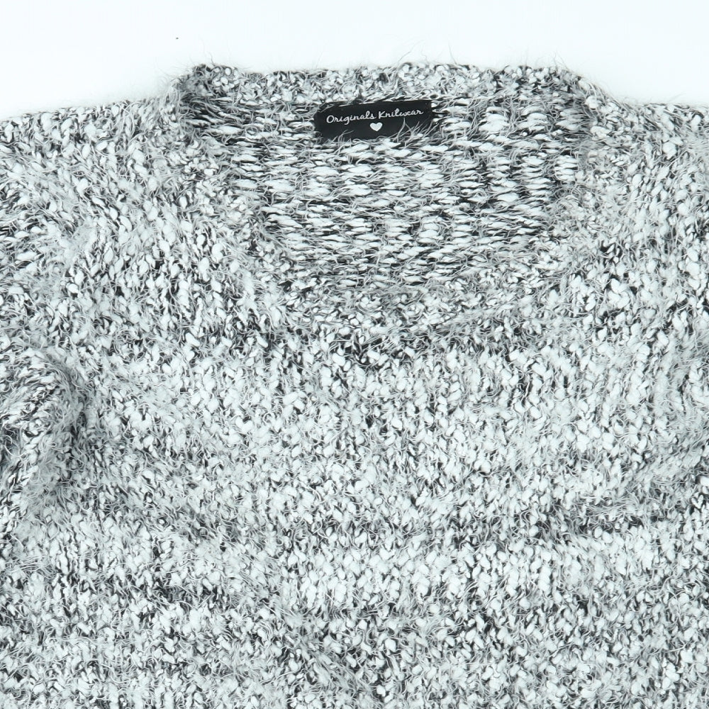 Womens UK Size XL Originals Knitwear Grey Pullover Jumper