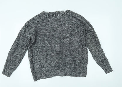 Womens UK Size S Simply Be Grey Cardigan Jumper
