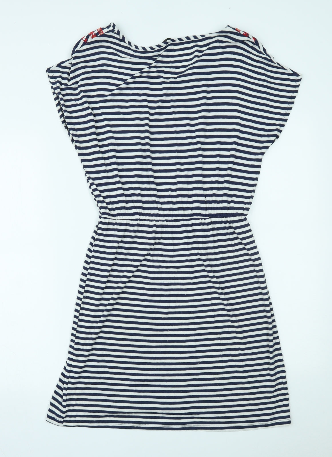 George Womens Blue Striped  Fit & Flare  Size 12