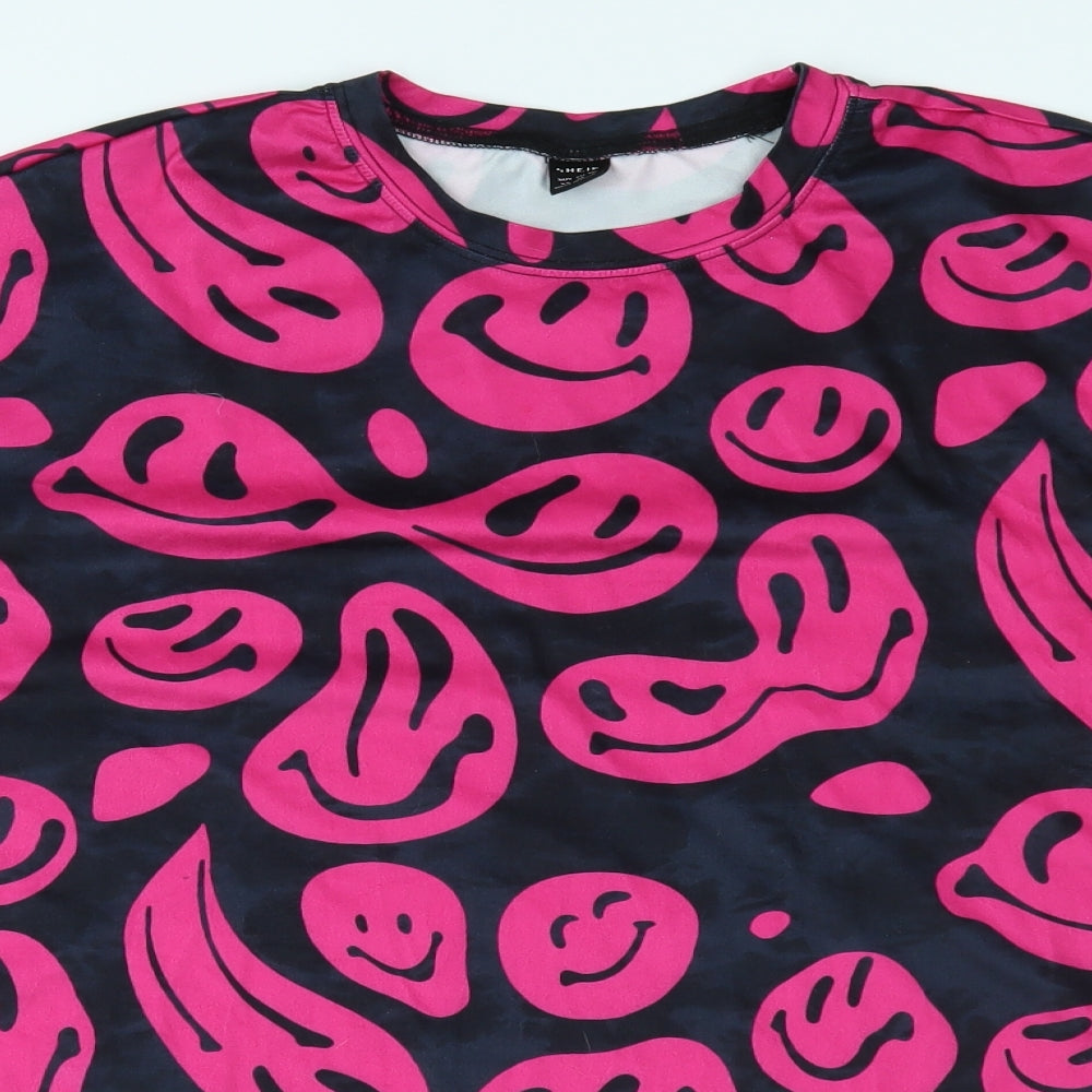 SheIn Womens Pink   Basic T-Shirt Size XS