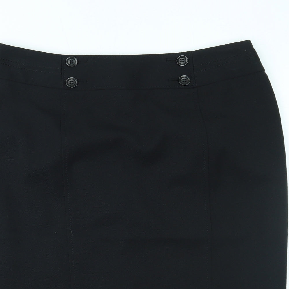 Marks and Spencer Womens Black   Tulip Skirt Size 10