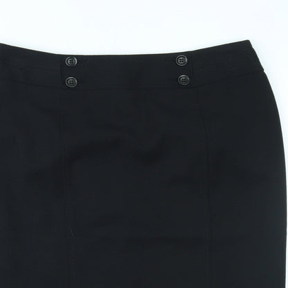 Marks and Spencer Womens Black   Tulip Skirt Size 10