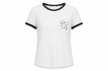 Womens UK Size S SheIn White Basic T-Shirt