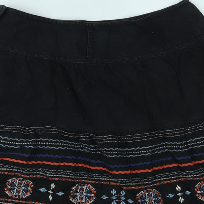 NEXT Womens Black   Pleated Skirt Size 8