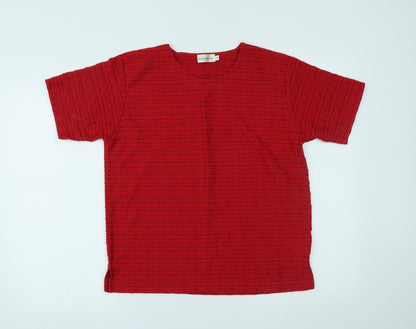 Bonmarché Womens Red   Basic T-Shirt Size M