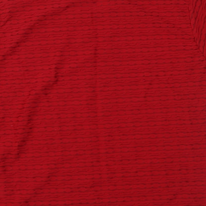 Bonmarché Womens Red   Basic T-Shirt Size M