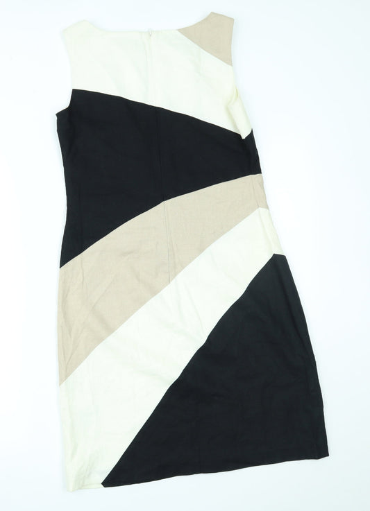 Marks and Spencer Womens Multicoloured   A-Line  Size 8