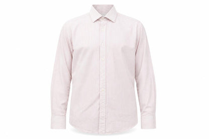 Mens UK Size 15 Kenneth Cole Pink  Button-Up Long Sleeve Casual Shirt