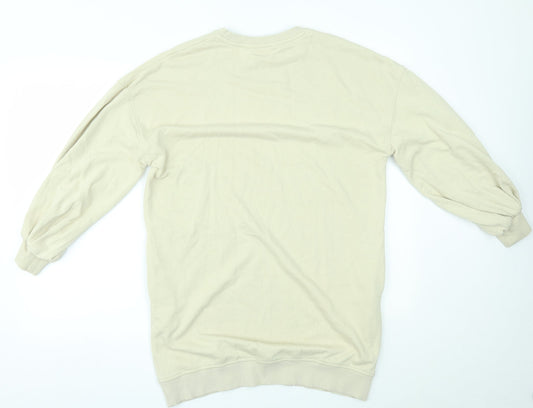 F&F Womens Beige   Jumper Dress  Size 8