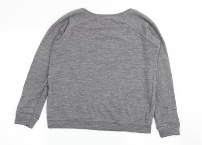 Womens UK Size S Preworn Grey Pullover Jumper