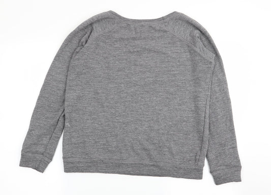 Womens UK Size S Preworn Grey Pullover Jumper
