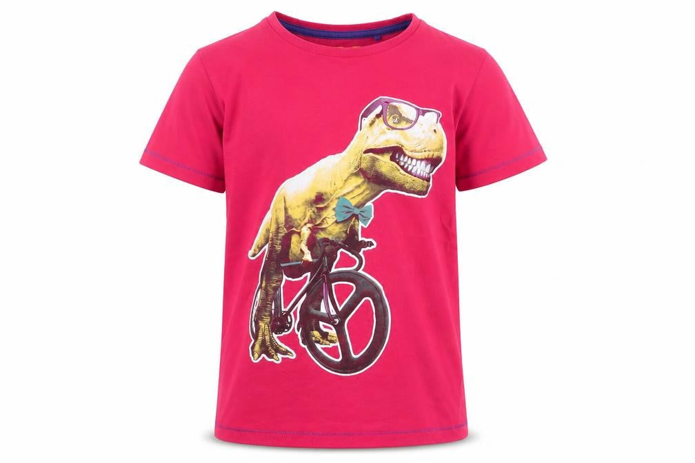 Tu Boys Red Animal Print  Basic T-Shirt Size 10 Years