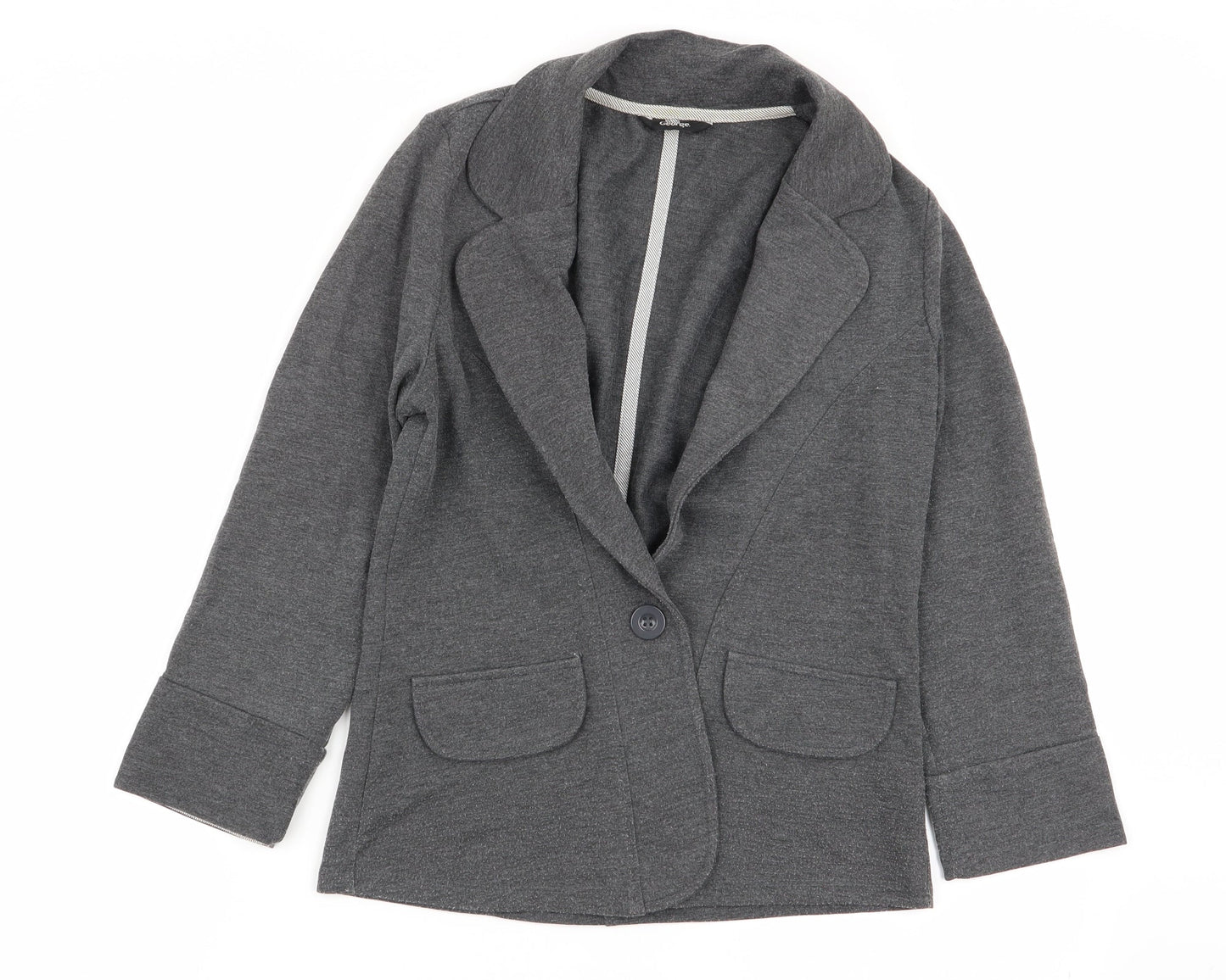 Asda George Womens Grey   Jacket Blazer Size 8