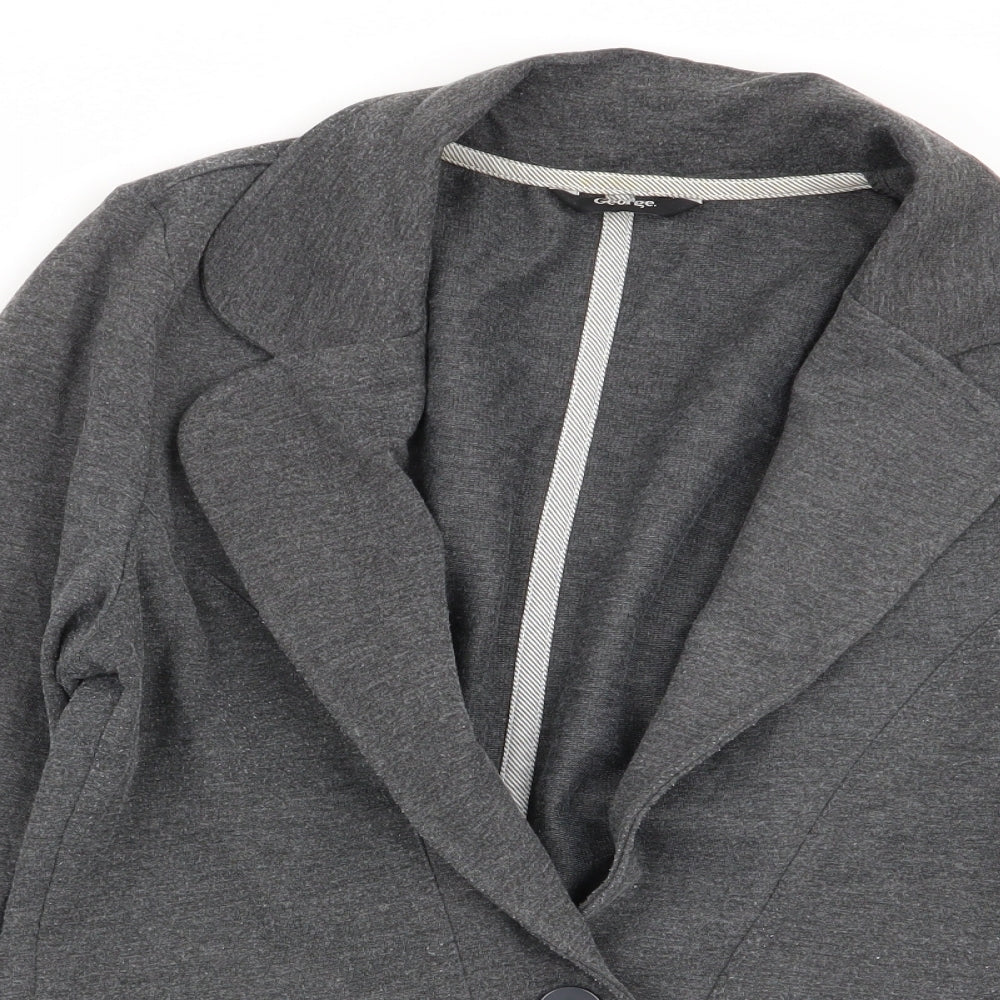 Asda George Womens Grey   Jacket Blazer Size 8