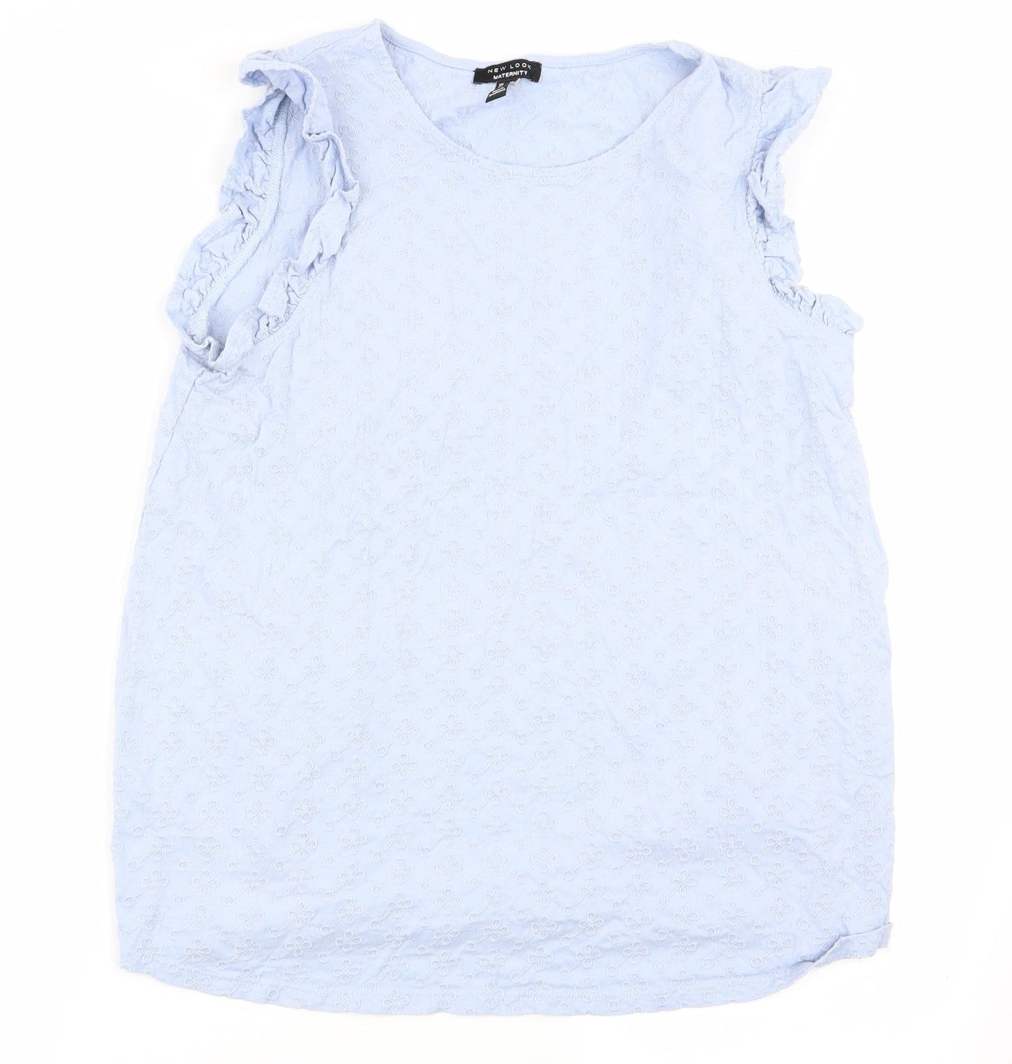 Womens UK Size 14 New Look Blue Basic Tank