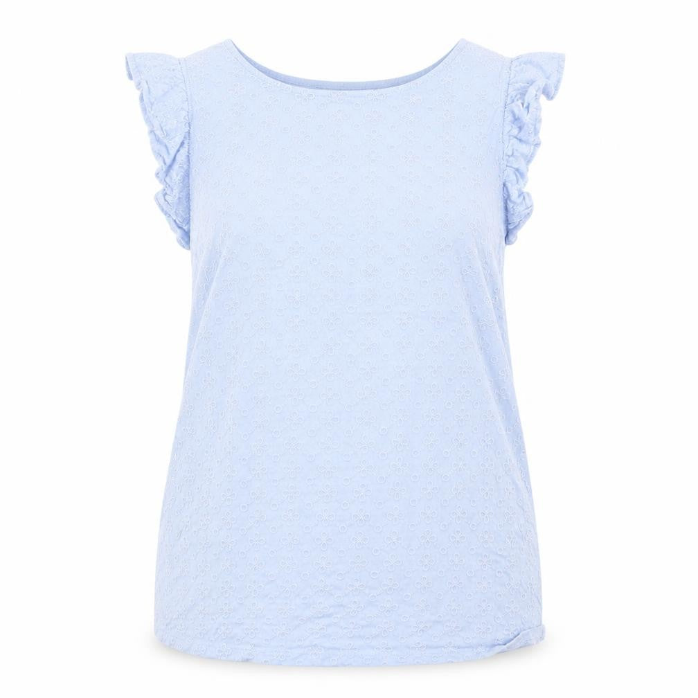 Womens UK Size 14 New Look Blue Basic Tank