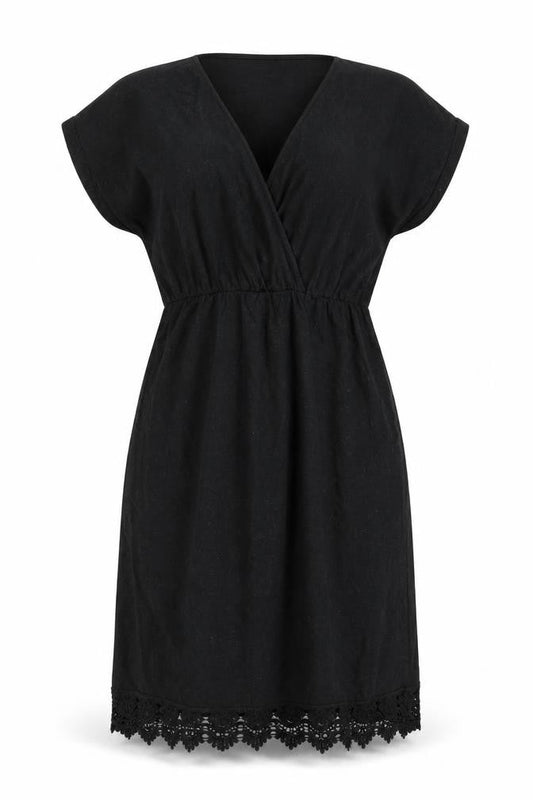 Mamalicious Womens Black   Fit & Flare  Size L