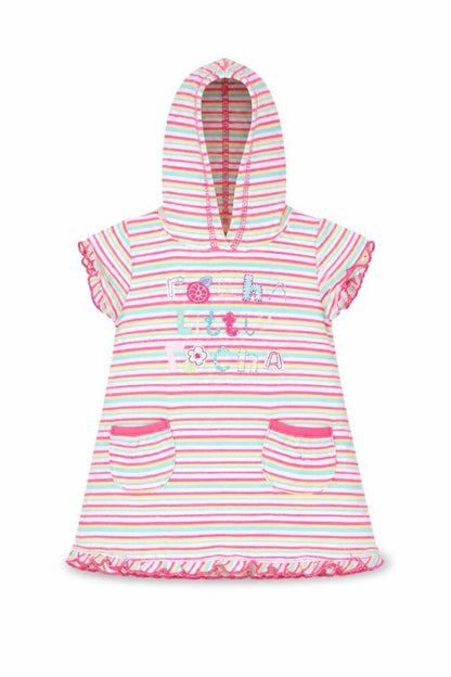 Debenhams Girls Multicoloured Striped  Jumper Dress  Size 3-6 Months