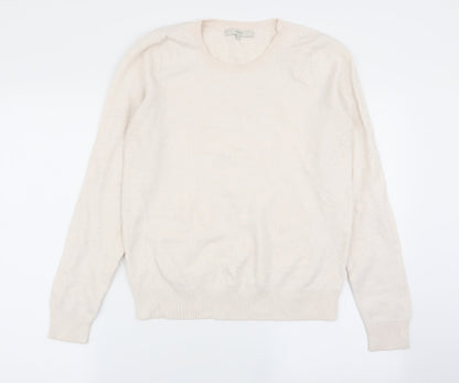 Womens UK Size 12 NEXT Ivory Pullover Jumper