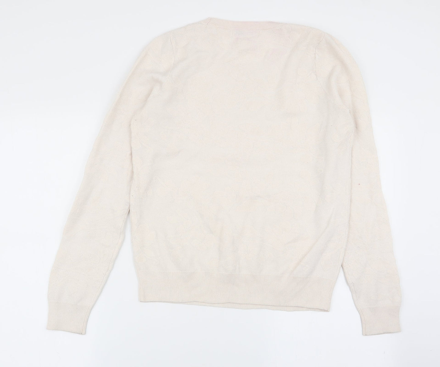 Womens UK Size 12 NEXT Ivory Pullover Jumper
