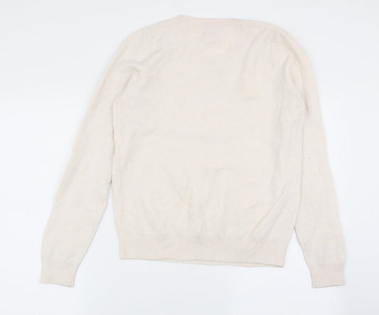 Womens UK Size 12 NEXT Ivory Pullover Jumper