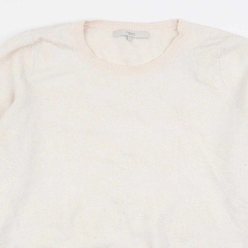 Womens UK Size 12 NEXT Ivory Pullover Jumper