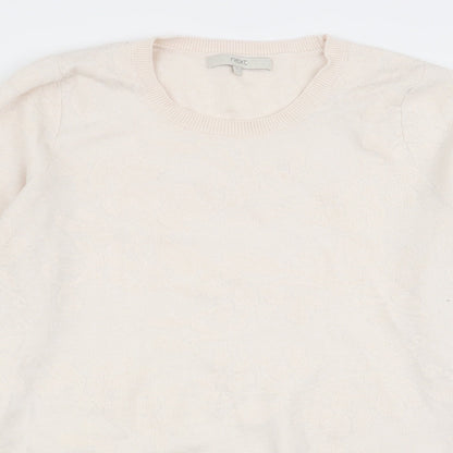 Womens UK Size 12 NEXT Ivory Pullover Jumper