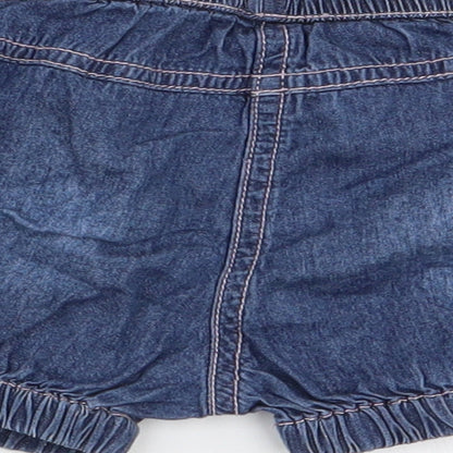 Nutmeg Girls Blue   Capri Trousers Size 6-9 Months  - shorts