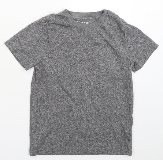 Nutmeg Boys Grey   Basic T-Shirt Size 7-8 Years