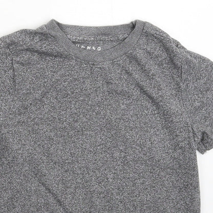 Nutmeg Boys Grey   Basic T-Shirt Size 7-8 Years