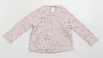 F&F Girls Pink   Pullover Jumper Size 6-9 Months