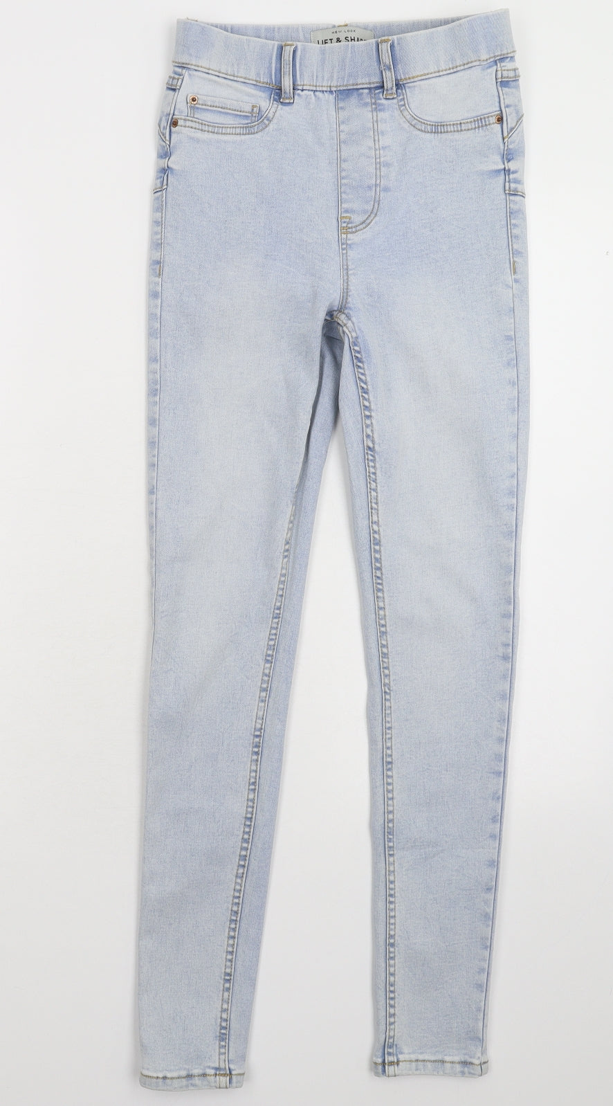 New Look Womens Blue  Denim Jegging Jeans Size 6 L27 in