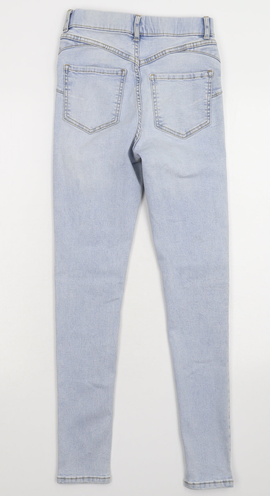 New Look Womens Blue  Denim Jegging Jeans Size 6 L27 in