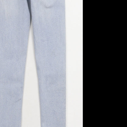 New Look Womens Blue  Denim Jegging Jeans Size 6 L27 in