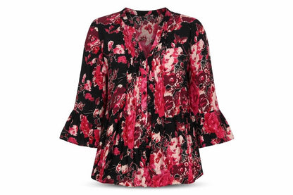 Womens UK Size 10 Together Multicoloured Basic Button-Up