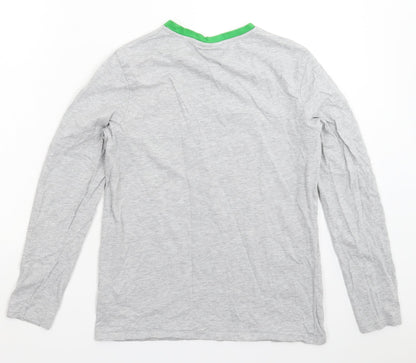 Primark Boys Grey   Basic T-Shirt Size 14-15 Years  - Minecraft