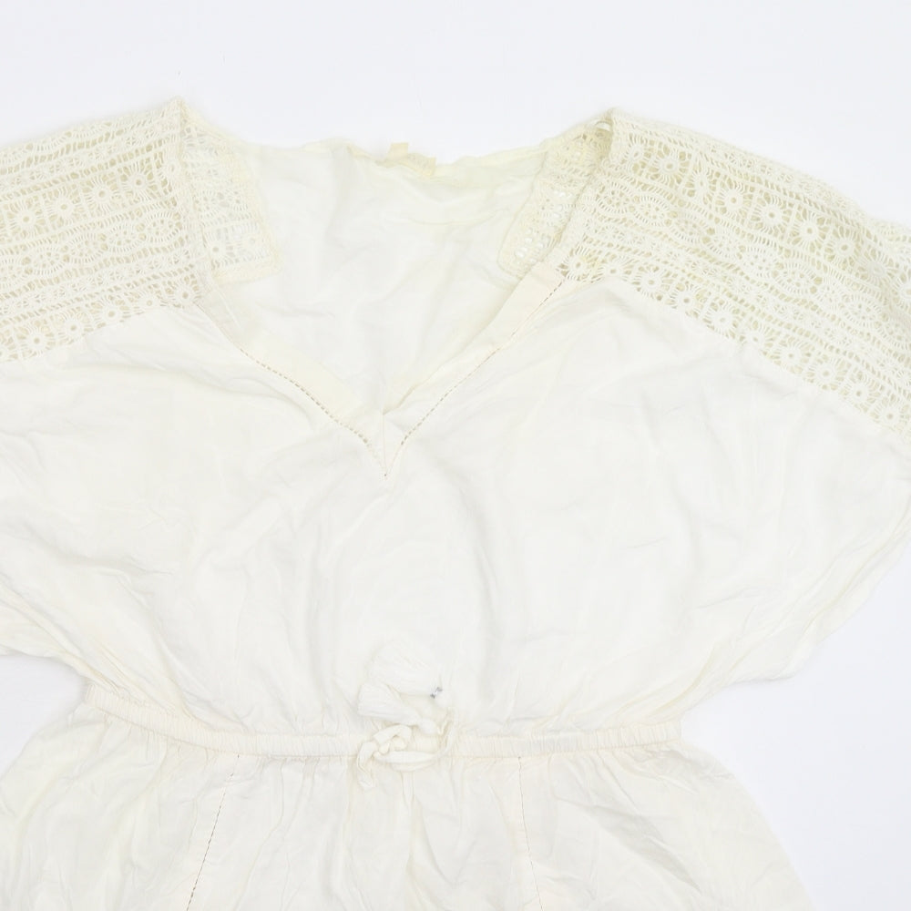 NEXT Womens White   Fit & Flare  Size M