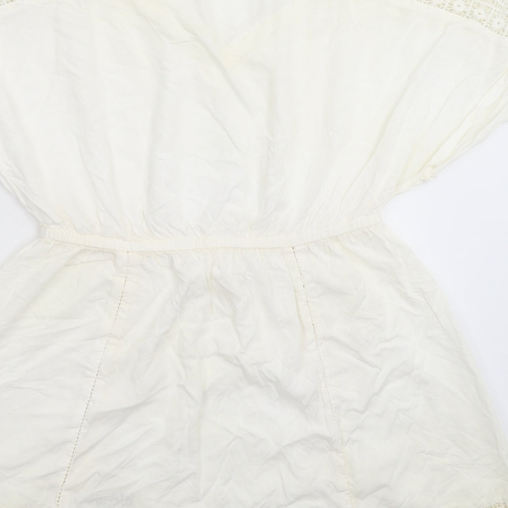 NEXT Womens White   Fit & Flare  Size M